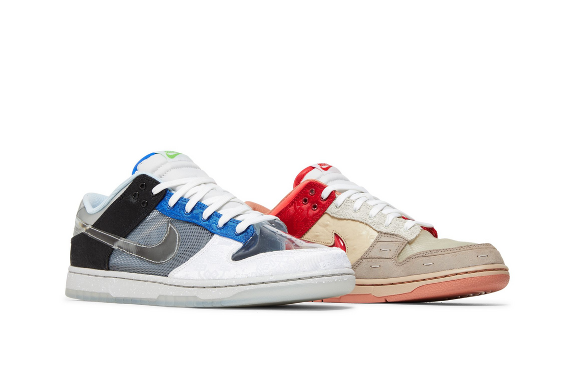 CLOT x Dunk Low SP 'What The'