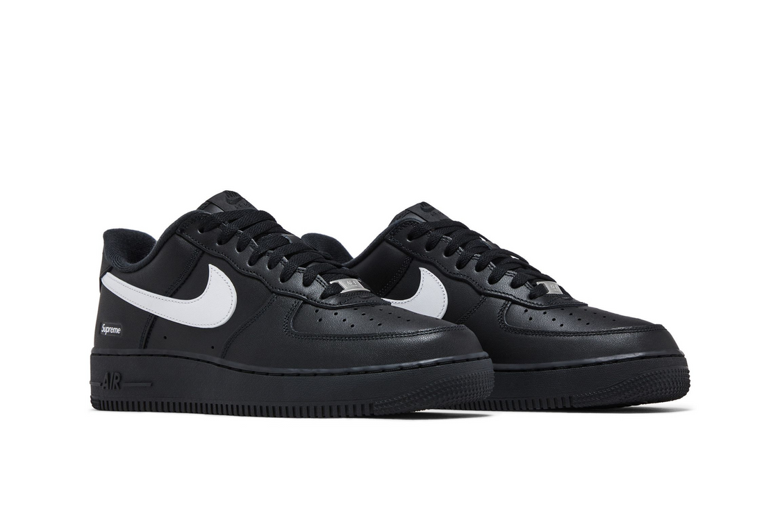 Supreme x Air Force 1 Low 'Box Logo - Black White'