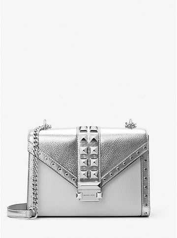 Whitney Medium Two-Tone Shoulder Bag Silver Multi