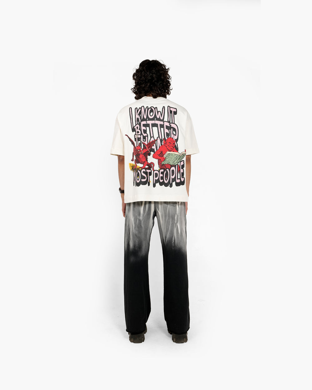 Told You! - Off White Oversized T-Shirt