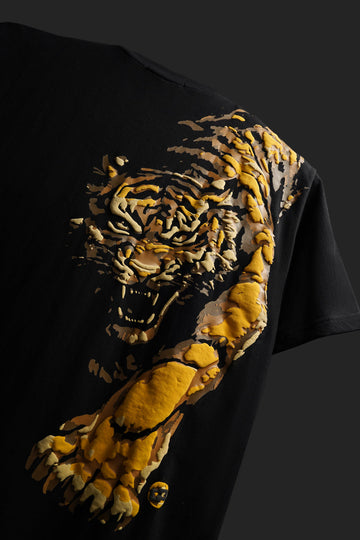 Wild Tiger Oversized T Shirt - Greyhound Original
