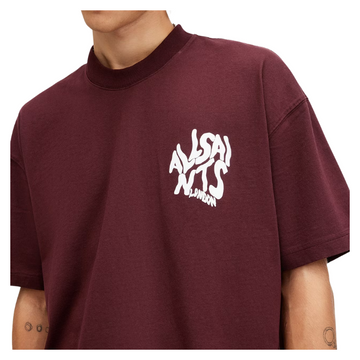 All Saints Orlando Logo T-Shirt 'Red'