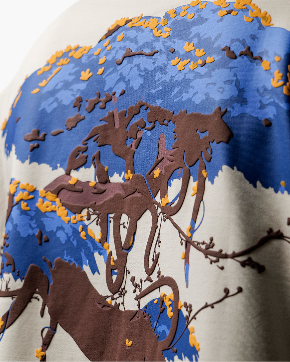 Mystic Canopy - Off White Oversized T-Shirt