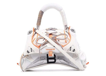 Balenciaga Sneakerhead Top Handle Small 'White/Orange'