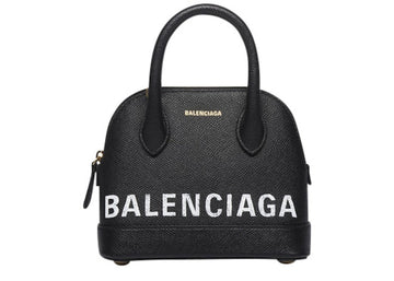 Balenciaga Ville Top Handle Bag XXS 'Black/White'