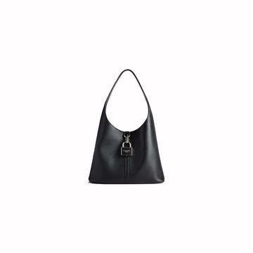 Balenciaga Womens Locker Medium North-South Hobo Bag 'Black'