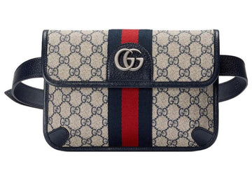 Gucci Gg Supreme Belt Bag 'Grey'