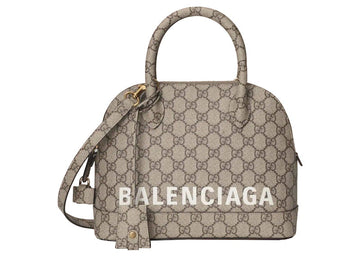 Gucci X Balenciaga The Hacker Project Small Ville Bag 'Beige/Ebony'