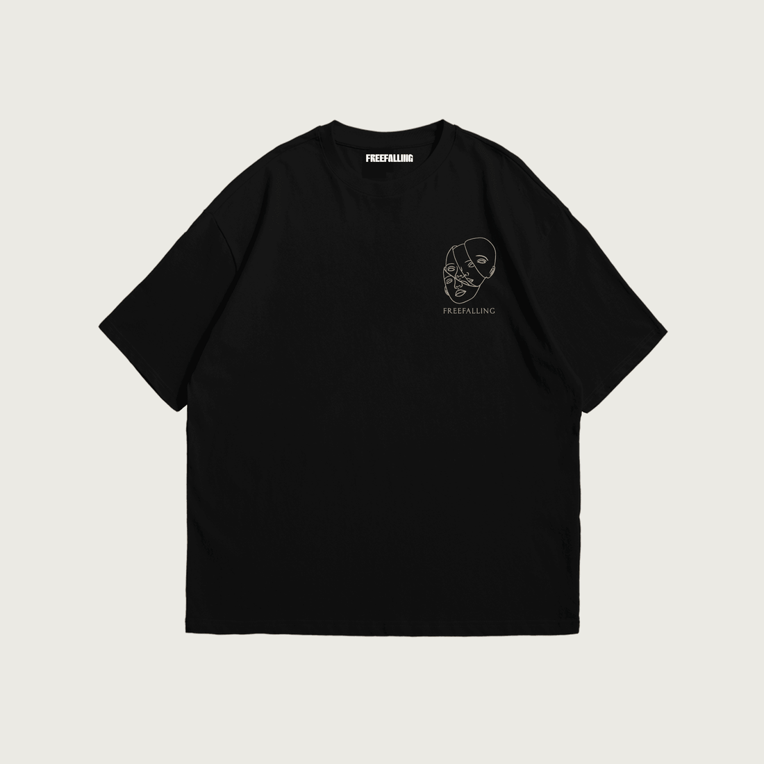Two Face Tee - Black