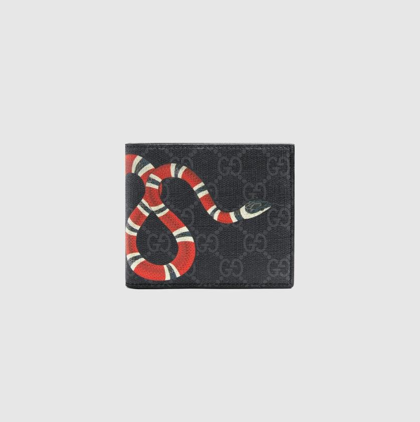 Kingsnake print GG Supreme wallet – Cop Your Drip