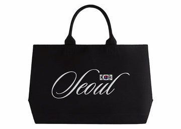 Kith Seoul Canvas Tote Bag 'Black'