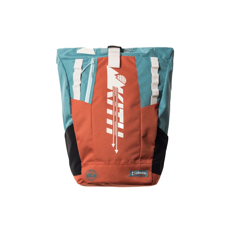Kith X Columbia Rolltop Bag 'Teal' – Cop Your Drip - Main Image