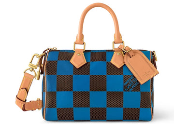Louis Vuitton Speedy Bandouliere 25 Bandouliere Damier 'Pop Blue'