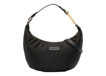 Off-White Paperclip Hobo Nylon 28 Bag 'Black'