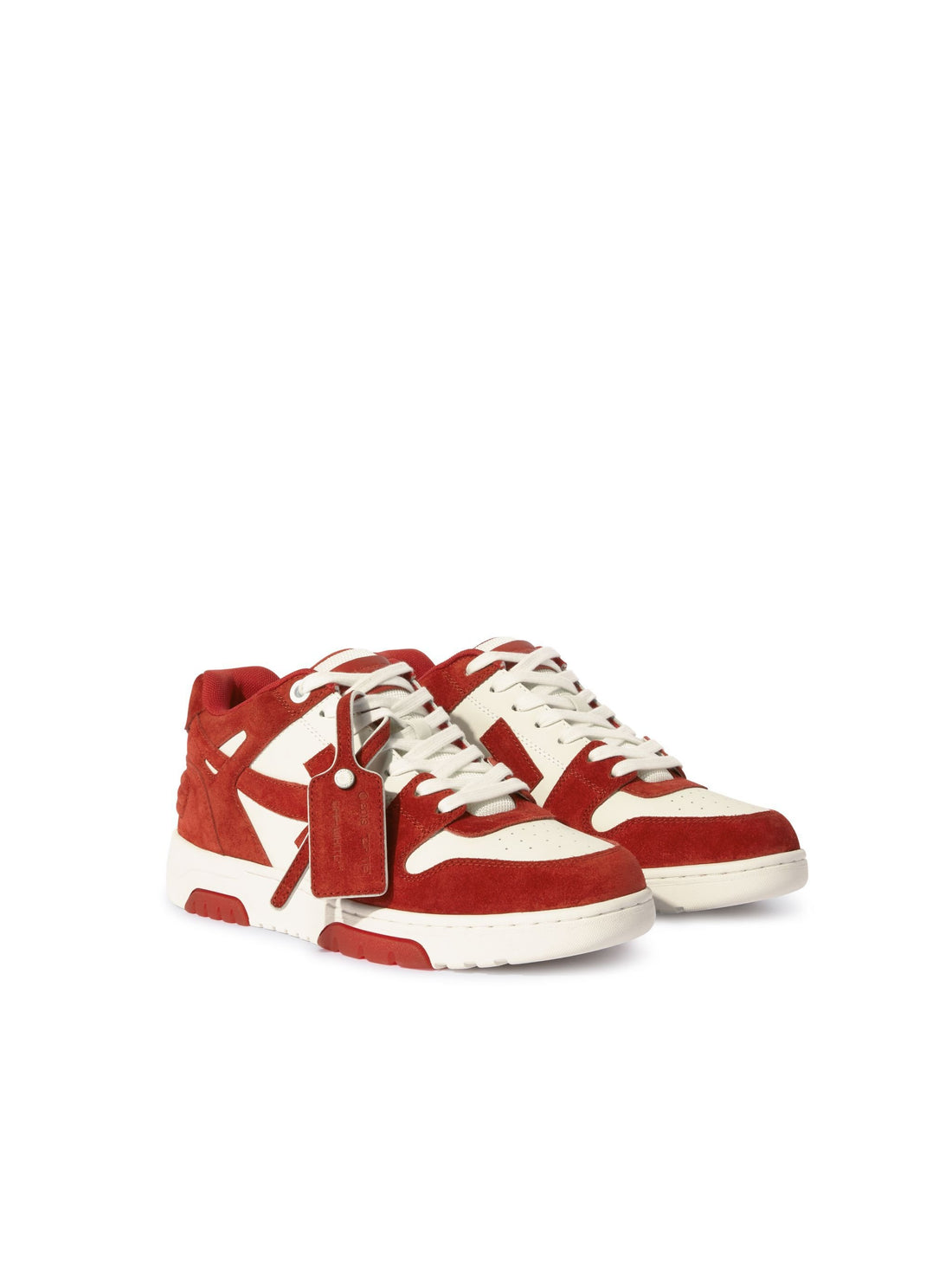 Off-White Brick Red/White Out Of Office Suede 'Red'