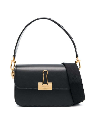 Off-White Binder Leather Shoulder Bag 'Black'
