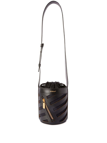 Off-White Diag Cut-Out Bucket Bag 'Black'