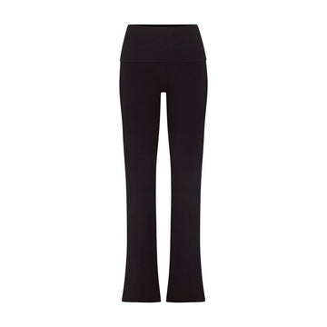 Skims Cotton Jersey Foldover Pant Soot