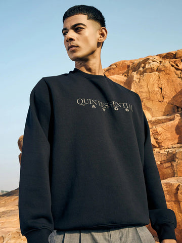 AYCS Quintessential Black Luxury Sweatshirt
