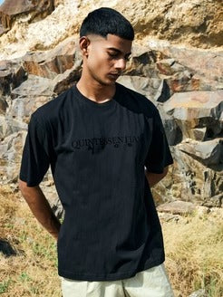 AYCS Quintessential Black Relax Fit T-Shirt