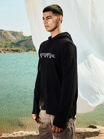 AYCS Quintessential Black Luxury Sweatshirt Hoodie