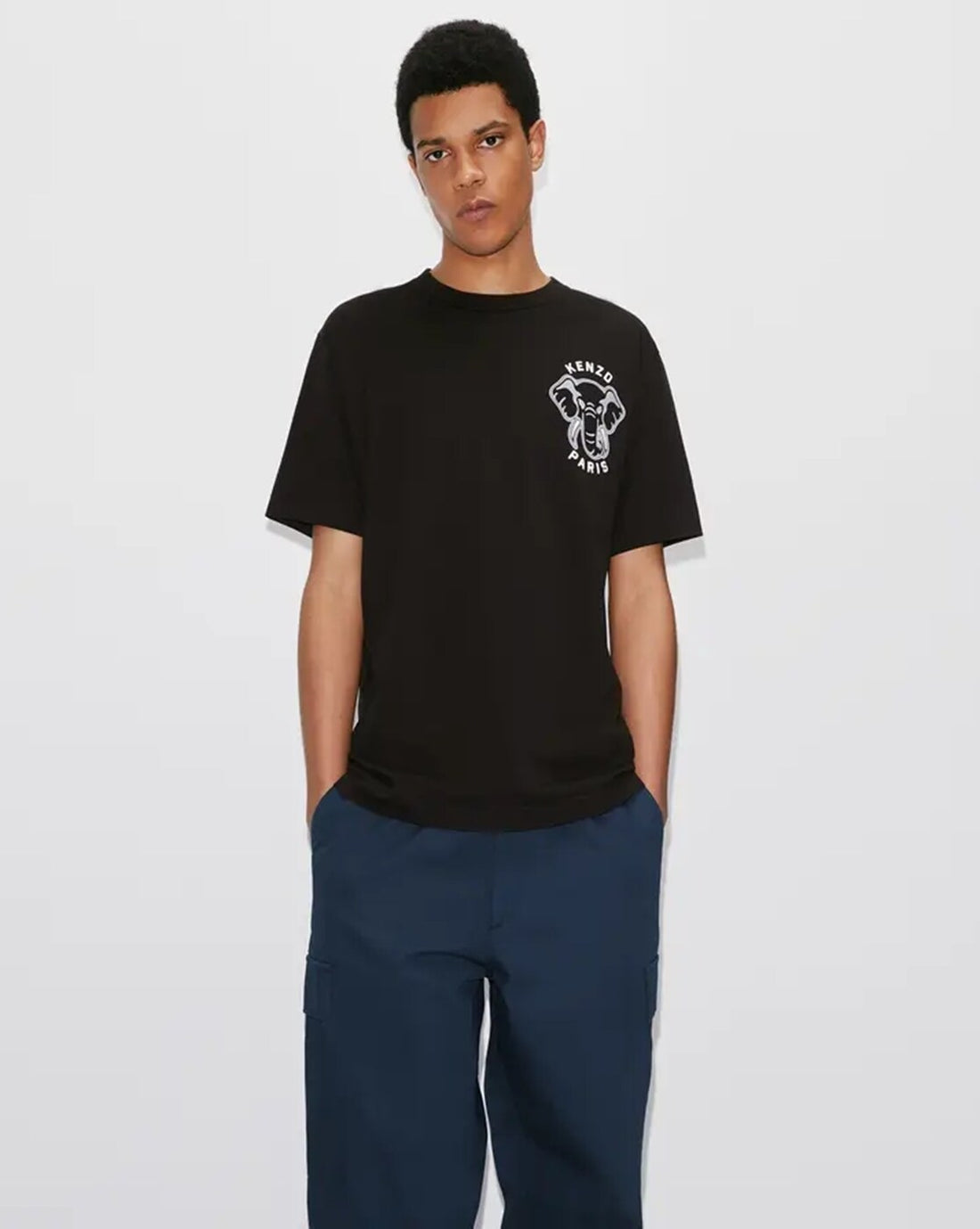KENZO Graphic Print regular fit Crew-Neck T-Shirt