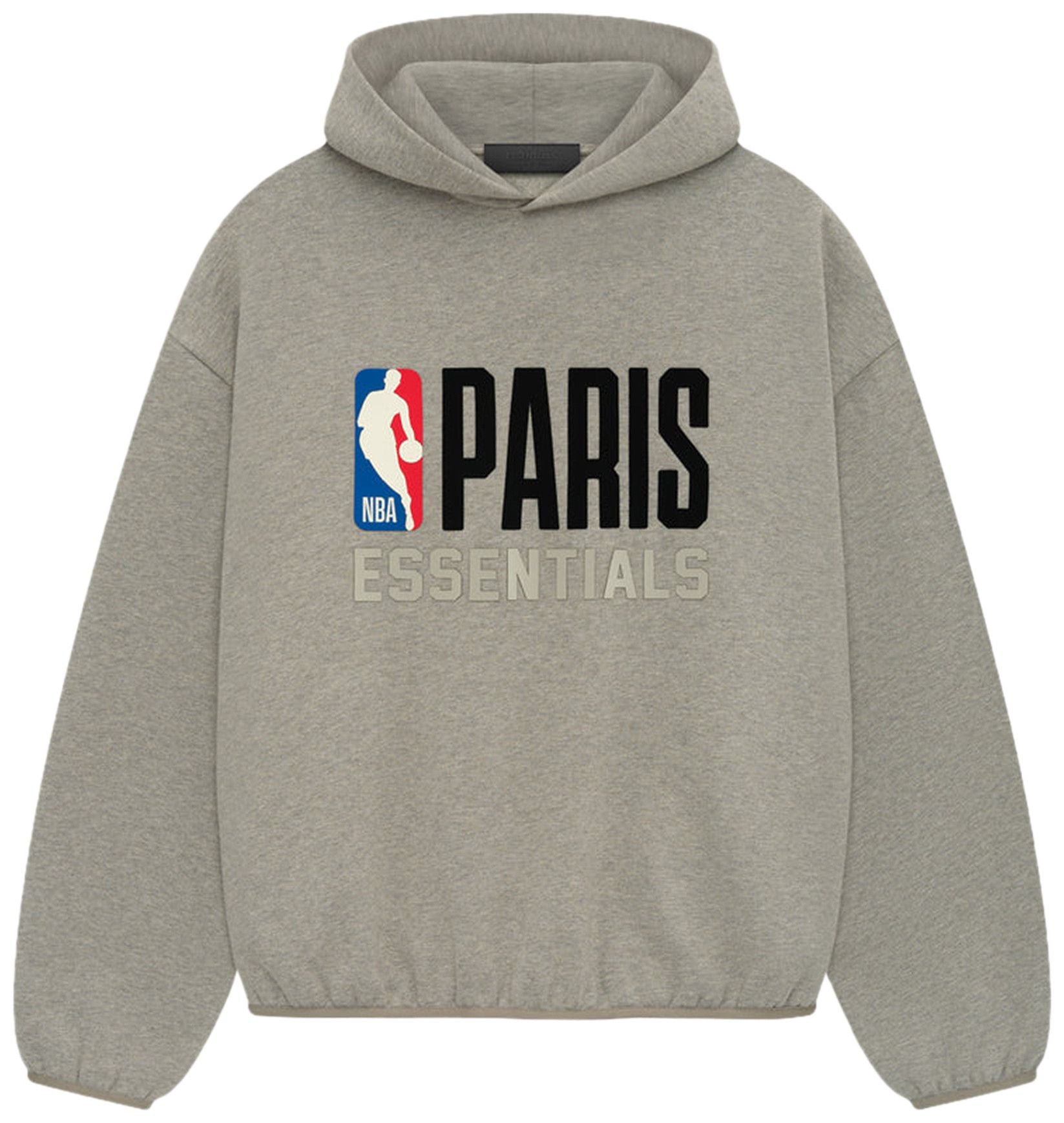 Fear of God Essentials x NBA Paris Hoodie 'Warm Heather'