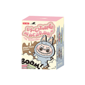 Pop Mart Labubu The Monsters Tasty Macarons Vinyl Face Sealed Case (Pack of 1)