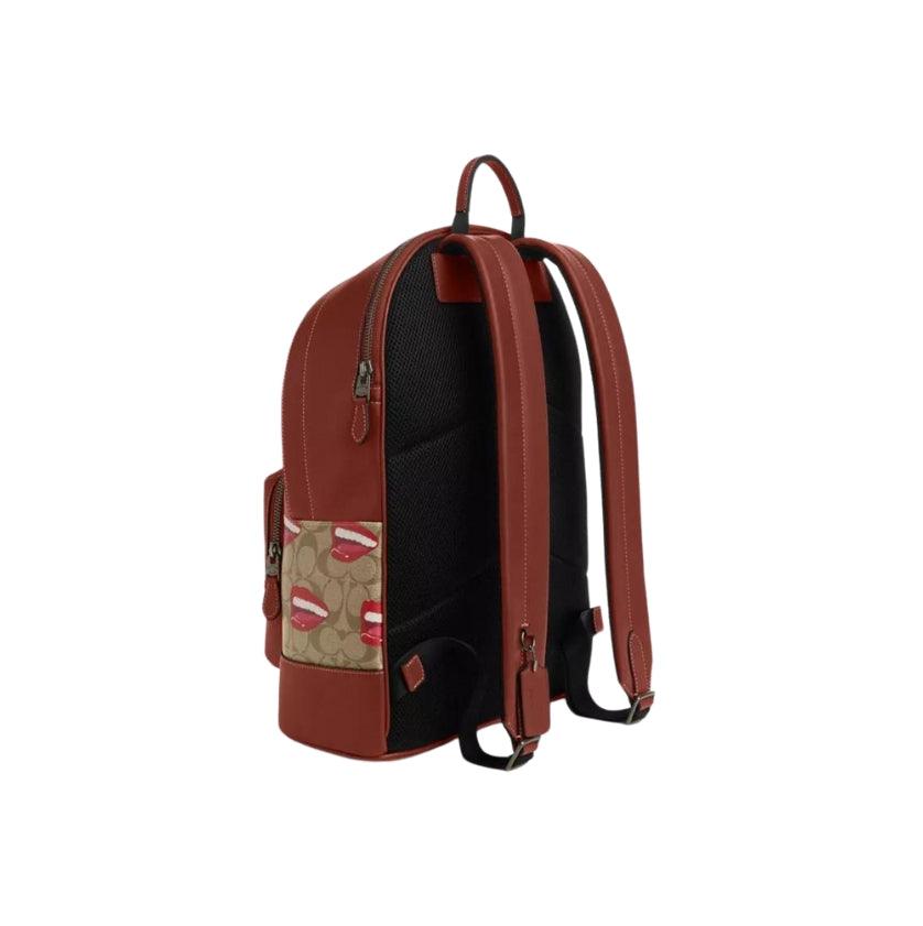 Coach X Tom Wesselmann West Backpack In Signature Canvas