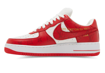 Louis Vuitton x Air Force 1 Low 'White Comet Red'