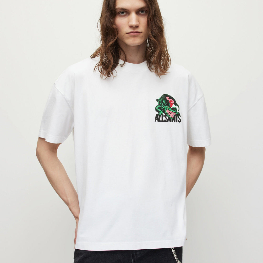 Gator Crew Neck Graphic Print T-Shirt