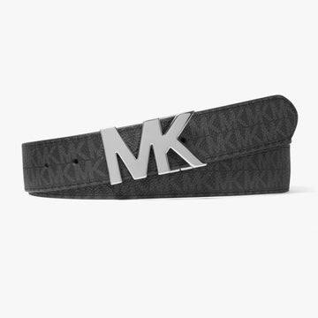 MICHAEL KORS Logo Buckle Textured Belt | 30