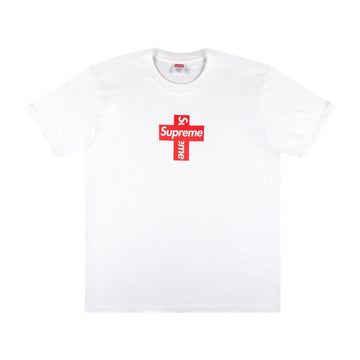 Supreme Cross Box Logo Tee 'White'