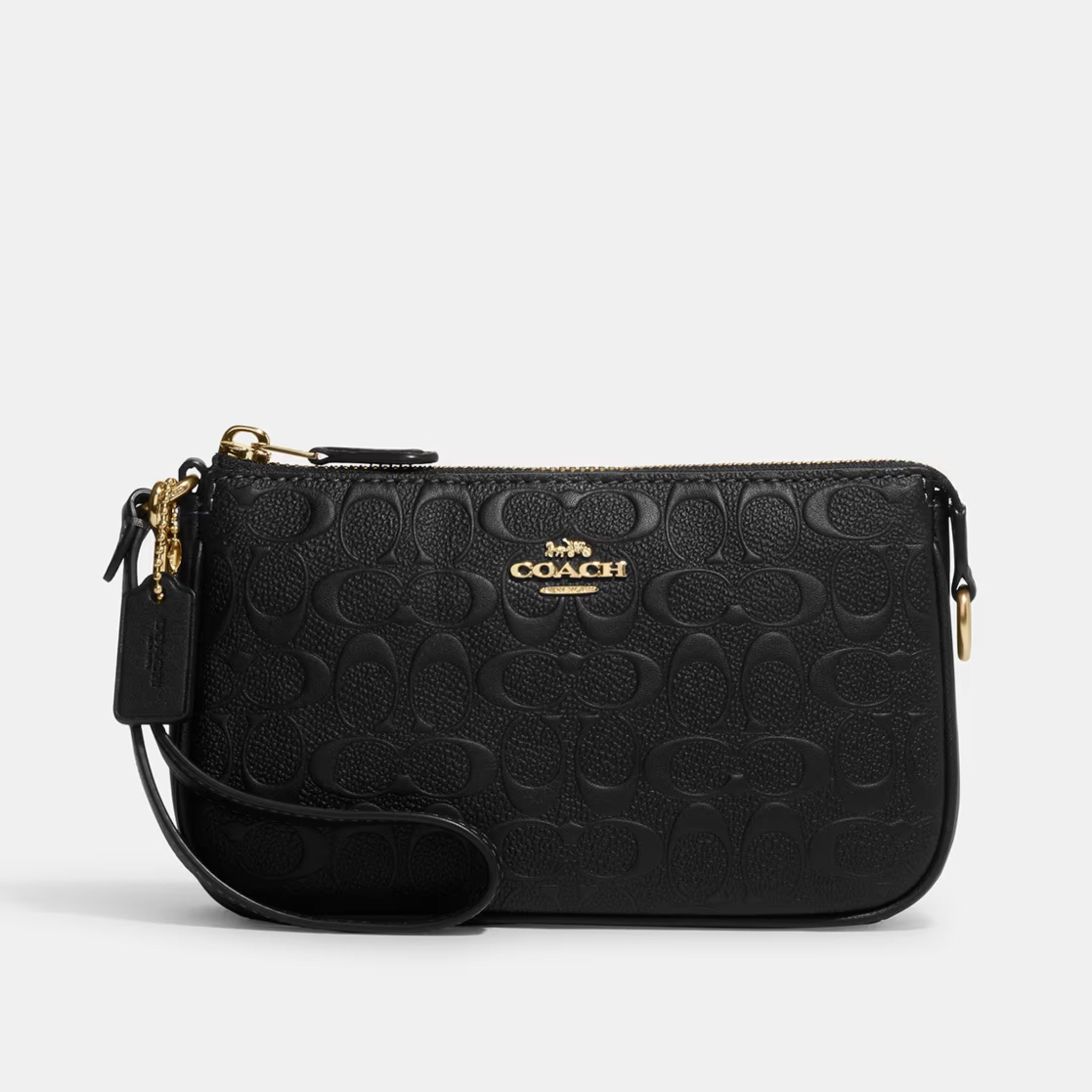 Coach Small Nolita 19 in Signature Leather 'imblk'