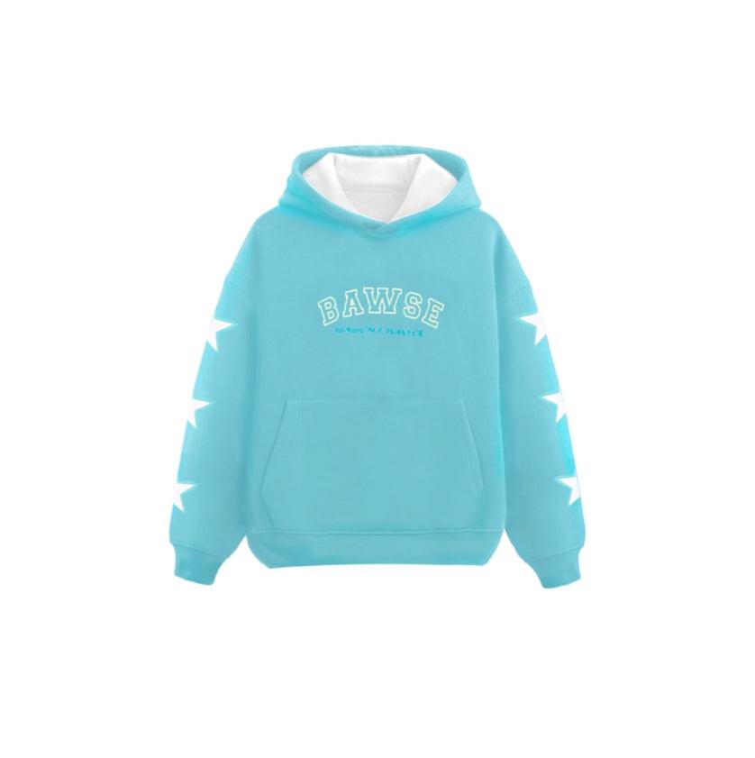 90s Hoodie - Powder Blue.