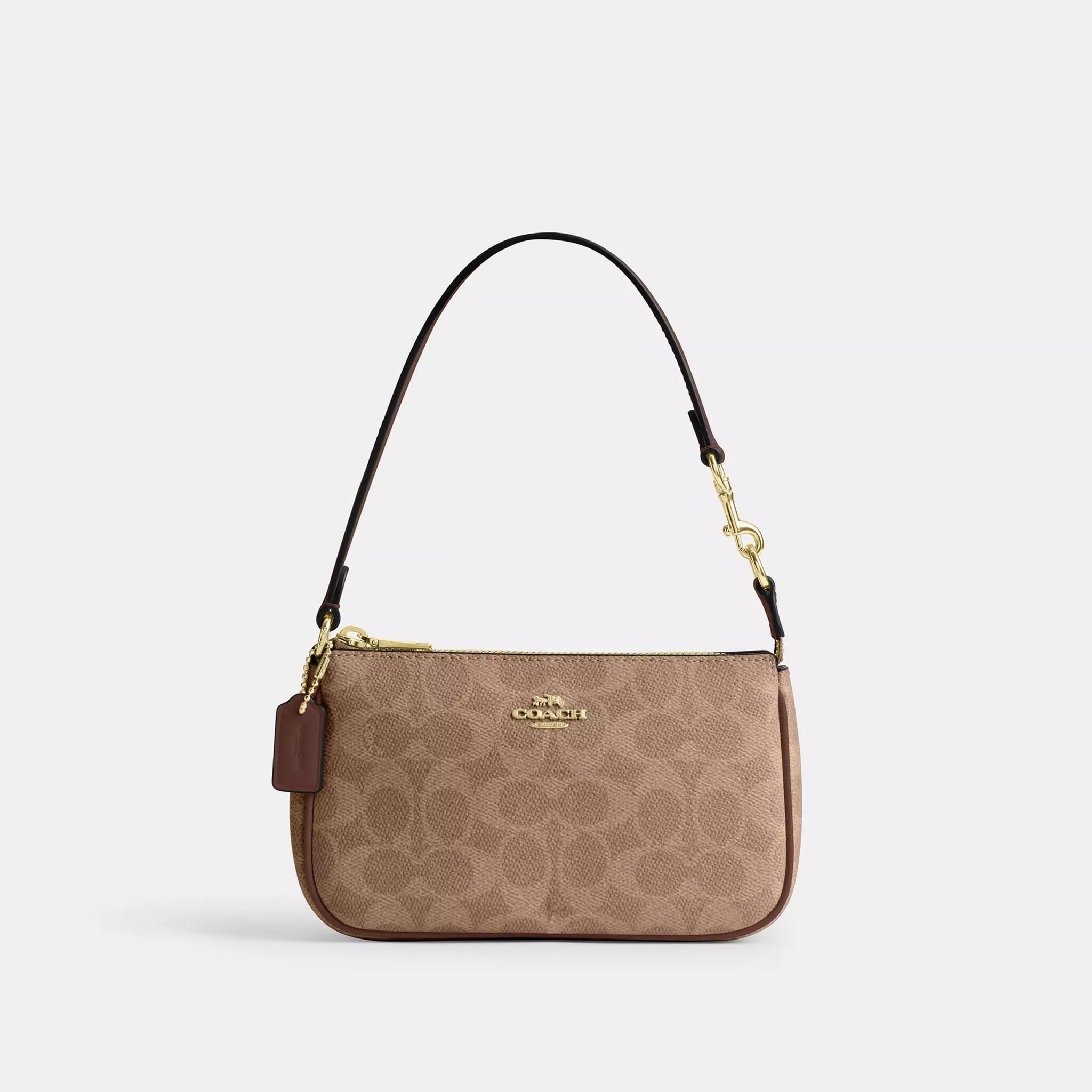Coach Nolita 19 In Signature Canvas 'Gold/Tan/Brown'