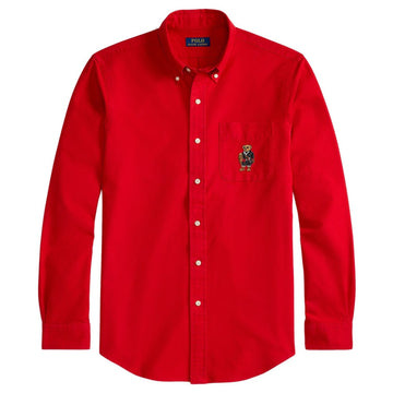 Polo Ralph Lauren - Polo Bear Printed Custom Fit Button-Down Collar Oxford Shirt