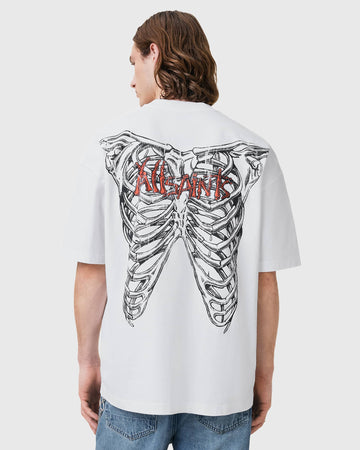 All Saints AllSaints Sternum print t-shirt 'white'