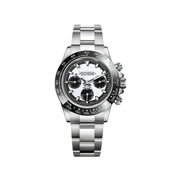 Seiko Mod Daytona Black White