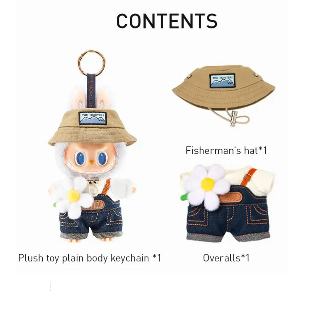 Pop Mart Labubu The Monsters Fall In Wild Vinyl Plush Doll Pendant Keychain