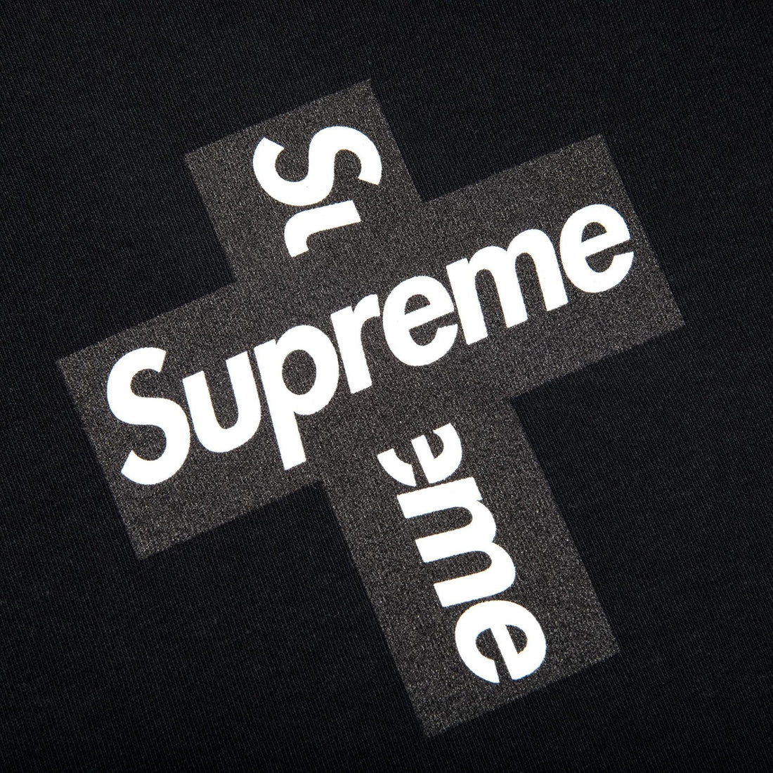 Supreme Cross Box Logo Tee 'Black'