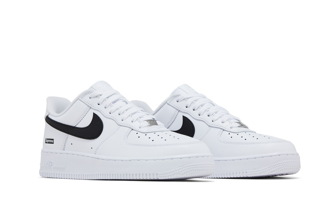 Supreme x Air Force 1 Low 'Box Logo - White Black'