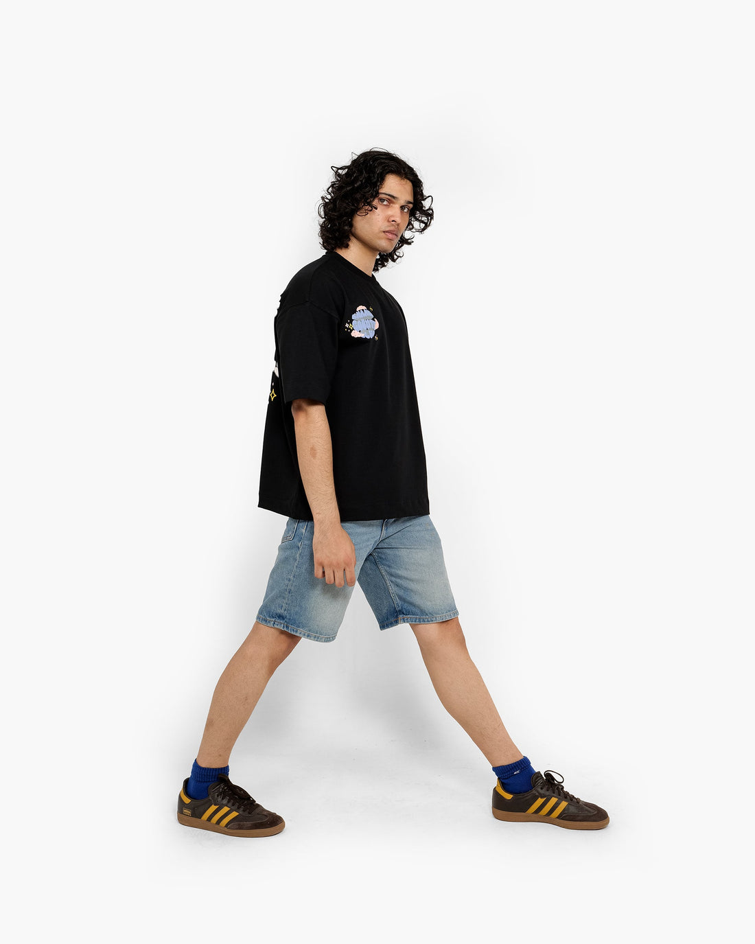 Out Of My Space! - Black Oversized T-Shirt