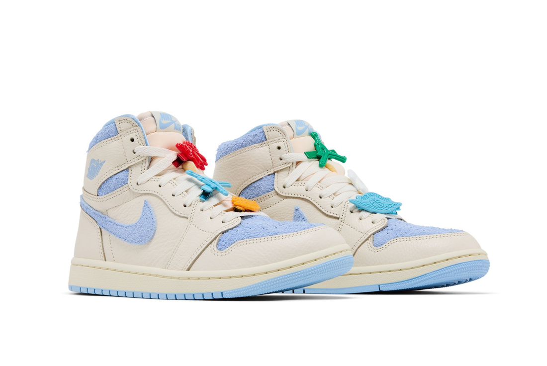 Wmns Air Jordan 1 High OG 'Pale Ivory Pyschic Blue'