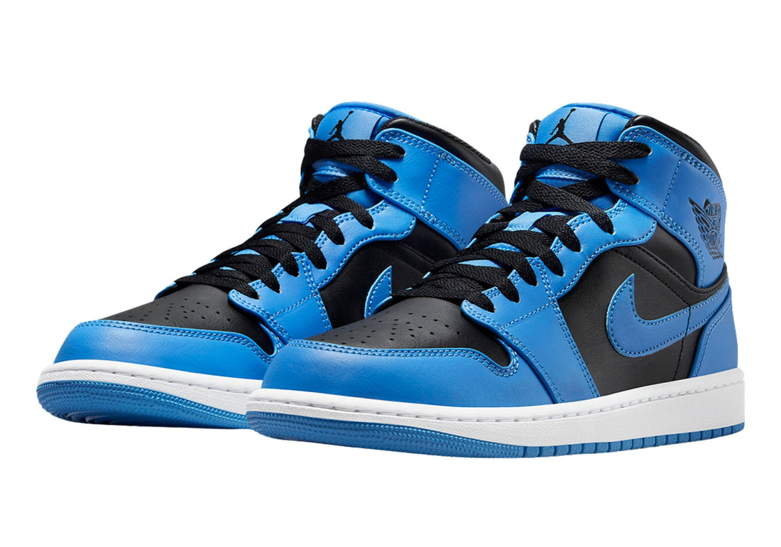 Air Jordan 1 Mid 'University Blue Black'