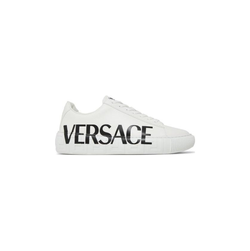 Versace Medusa Low 'Logo Print - White'DSU8404 DV51G D0141