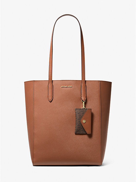 Vincent Large Signature Logo Tote Bag With Card Case 'Red Clay'