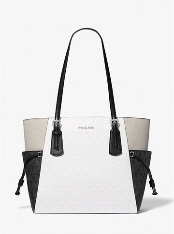Voyager Large Color-Block Signature Logo Tote Bag 'Opwht Multi'
