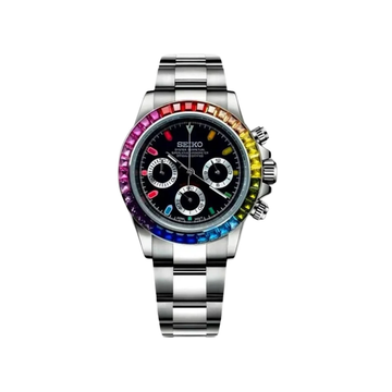 Seiko Mod Rainbow Bezel