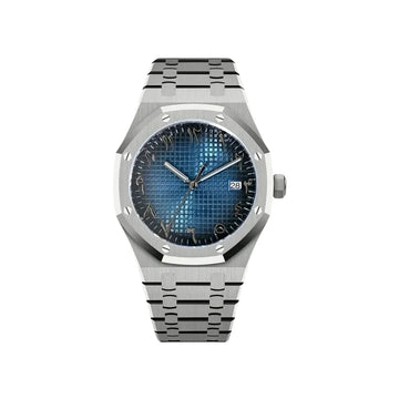 Seiko Mod Royal Oak Arabic Blue